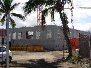 Construction du Ple Femme-mre-enfant  St-Pierre