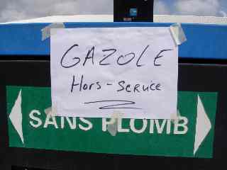 Gazole hors-service