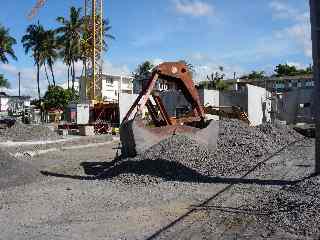 Chantier du futur commisssariat de St-Pierre