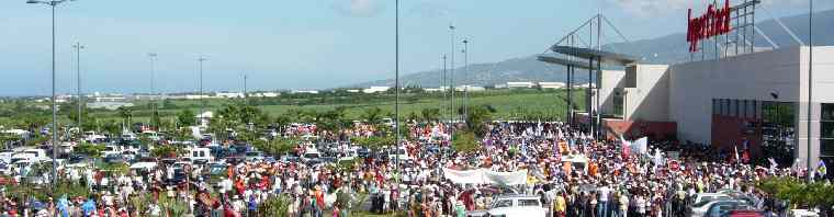 Contre la vie chre - rassemblement Cospar