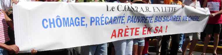 10 mars 2009 - St-Pierre - Manifestation contre la vie chère