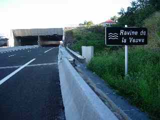 Ravine de la Veuve et tranche couverte