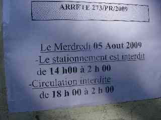 Stationnement interdit