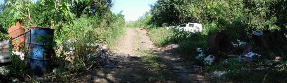 Radier de la ravine Blanche, chemin Jean Cadet