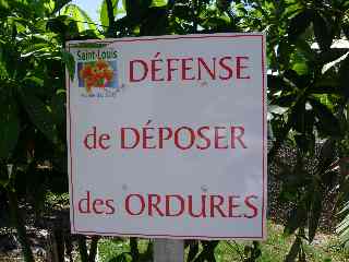 Dfense de dposer des ordures