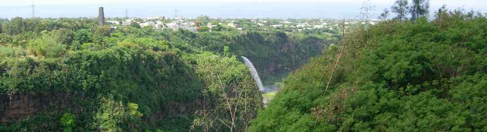 Chute d'eau dans le Bras de la Plaine - usine