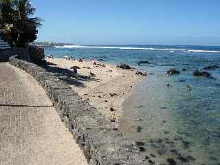 Petit boulevard de la plage, ct sable