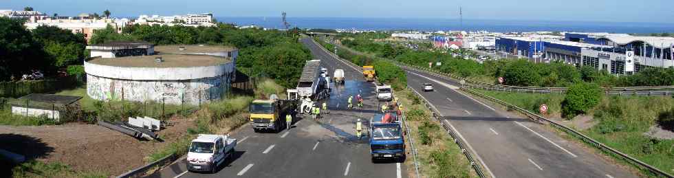 Fin du raccordement Fredeline II aux citernes de Basse Terre