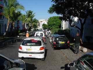 Embouteillages rue Bory de St-Vincent