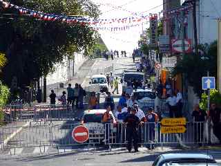 Bouclage de la rue des Bons-Enfants au niveau de la rue Luc-Lorion