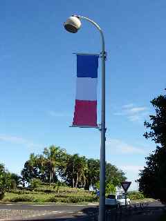 Boulevard Bank, sur le trajet du car des Bleus