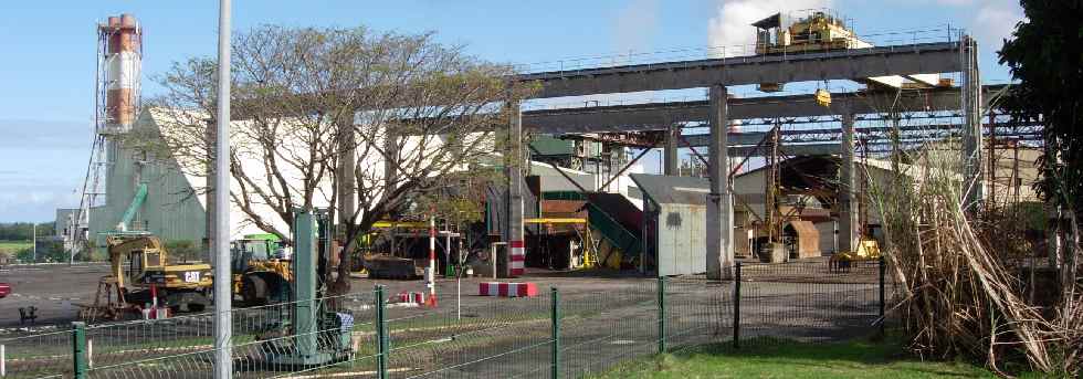 Usine du Gol, plate-forme de rception des cannes