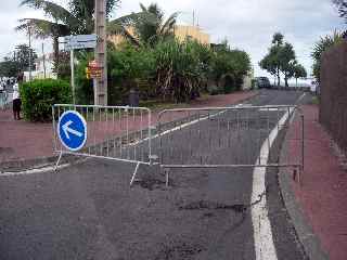 Petit boulevard de la plage ferm