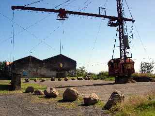 Pierrefonds - grue de l'ancienne usine sucrire