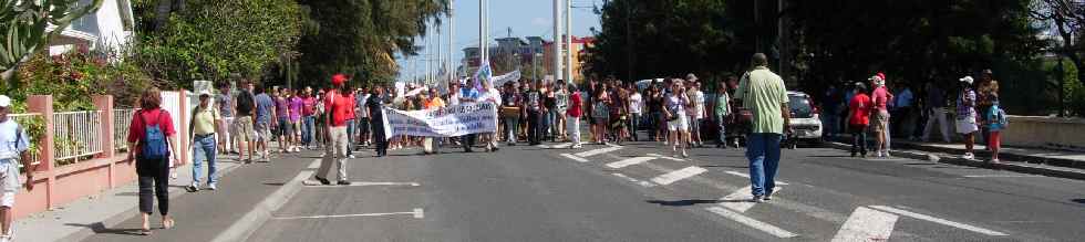 St-Pierre, dfil du 7 septembre 2010, pour la sauvegarde des retraites