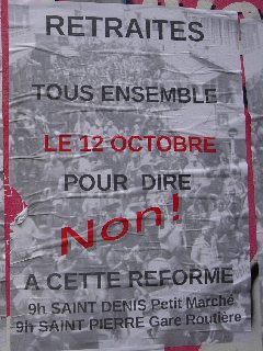 Manifestation du 12 octobre