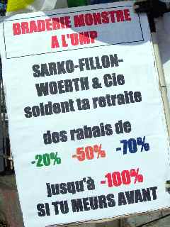 Manifestation contre la rforme des retraites - St-Pierre - Runion - 28 octobre 2010