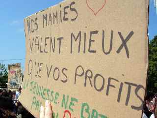 Manifestation contre la rforme des retraites - St-Pierre - Runion - 28 octobre 2010