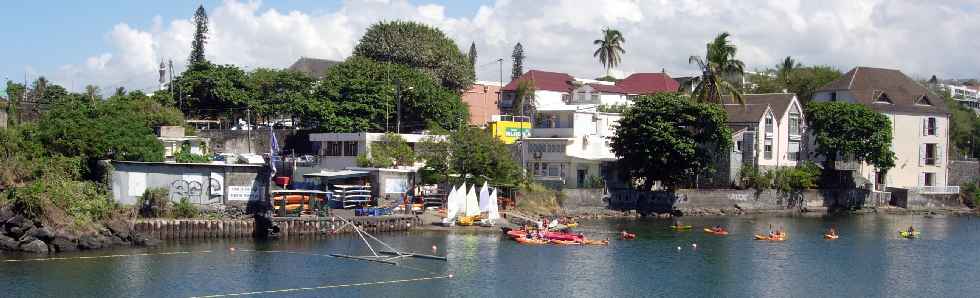 Activits nautiques dans l'embouchure de la rivire d'Abord  St-Pierre