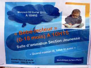 Animations  la mdiathque de Saint-Pierre