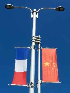 Nouvel an chinois, drapeaux