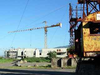 Pierrefonds - Construction de la clinique Les Flamboyants du Sud