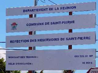 Réfection des réservoirs de la Salette - St-Pierre - 2011