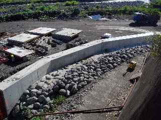 Travaux de protection des berge de rive gauche de la rivire St-Etienne