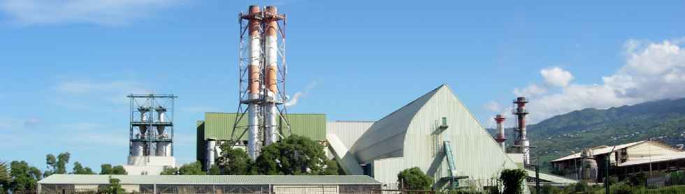Centrale thermique et usine sucrière du Gol - St-Louis