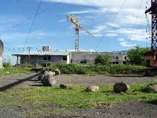 Pierrefonds - Chantier de la clinique des Flamboyants du Sud