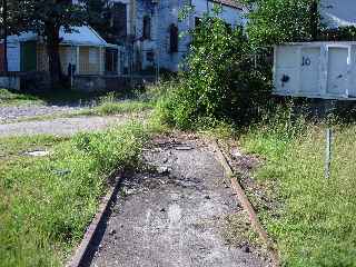 Rails du tracteur de prlvement - Pierrefonds