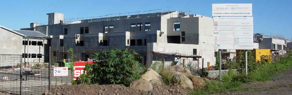 Chantier de la clinique Les flamboyants du Sud