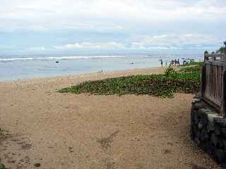 Plage de St-Pierre aprs la pluie - mai 2011