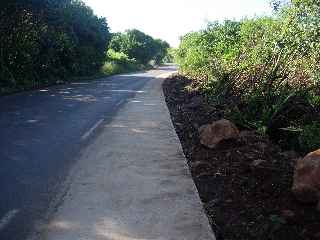 Chemin de Bassin Plat - Travaux de cration de voie pitonnire