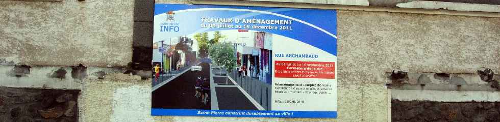 Travaux d'aménagement rue Archambeaud