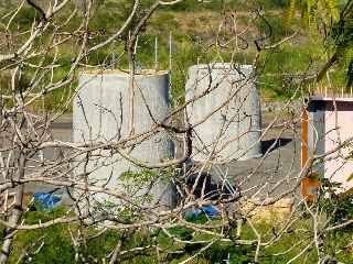 Chantier du nouveau pont sur la rivire St-Etienne - Piles n 1