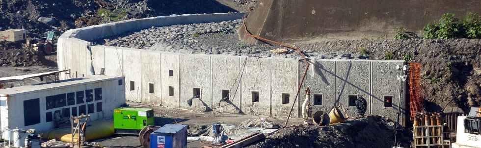 Chantier du nouveau pont sur la rivire St-Etienne