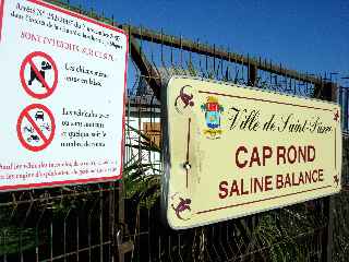 Cap Rond - Saline Balance - zone interdite aux vélos !