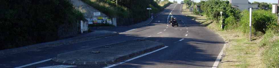 Ancienne route nationale 1 - Zones dangereuses pour les cyclistes