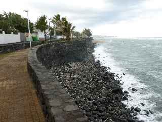 St-Pierre - Petit Boulevard de la Plage - Houle de juillet 2011 -