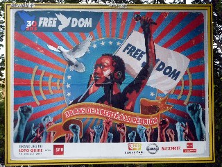 Affiche pour les 30 ans de Freedom - Lotoquine