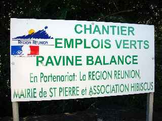 Ravine Balance - Chantier emplois-verts