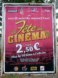 Fête du cinéma 2011, pas à St-Pierre !