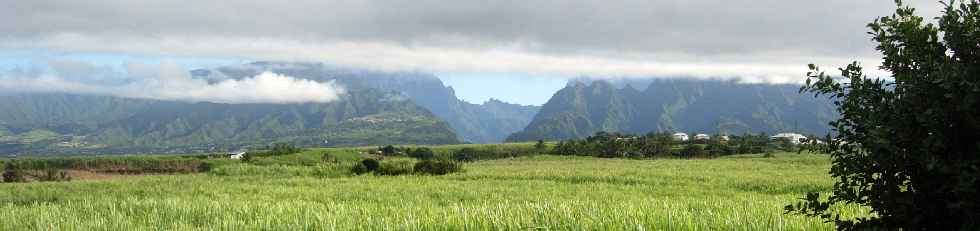 Entre du cirque de Cilaos, entre Les Makes et le Dimitile