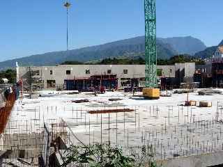 Ravine des Cabris - Construction du magasin Leclerc rue Recherchant