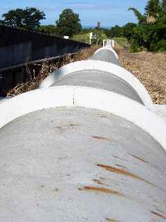 Ravine des Cabris - Conduite force vers l'usine du Bras de la Plaine