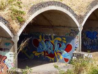 Fresques sous le pont de la ravine Blanche  Ligne Paradis