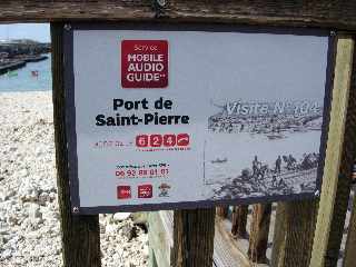 Port de St-Pierre, mobile audio-guide