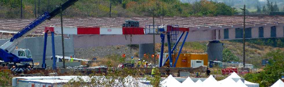 Rivire Saint-Etienne - Chantier du nouveau pont -