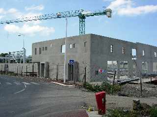 Chantier du magasin Leclerc -Ravine des Cabris